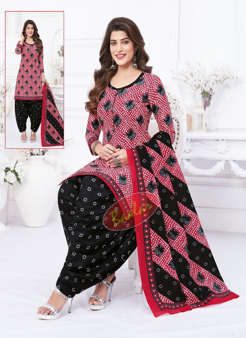 Baalar Colourful Vol 15Casual Daily Wear Wholesale Cotton Dress Material
